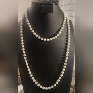 Elegant Beaded Necklace, 23".